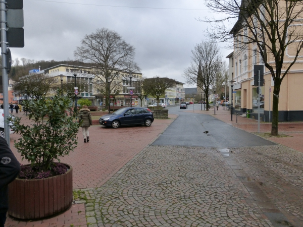 Blick zur kath. Kirche St. Bonifatius