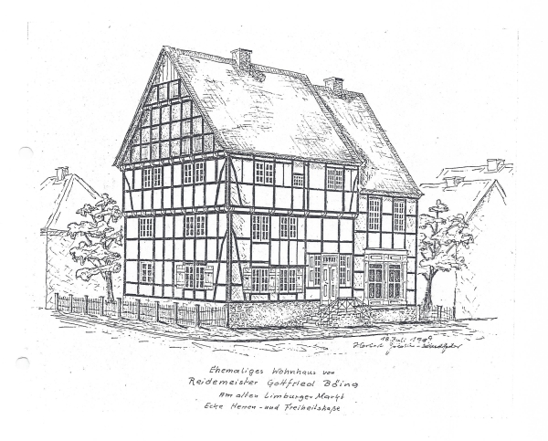 Ehemaliges Wohnhaus von Reidemeister Gottfried Böing