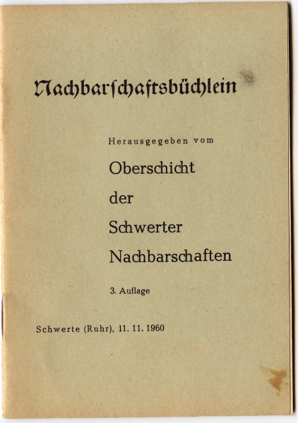 Nachbarschaftsbüchlein