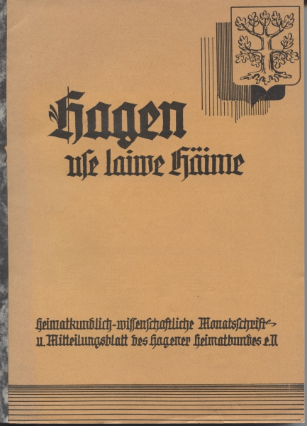 Hagen use laiwe Häime, Dezember 1950