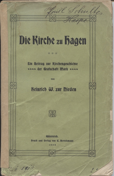 Die Kirche zu Hagen, 1904