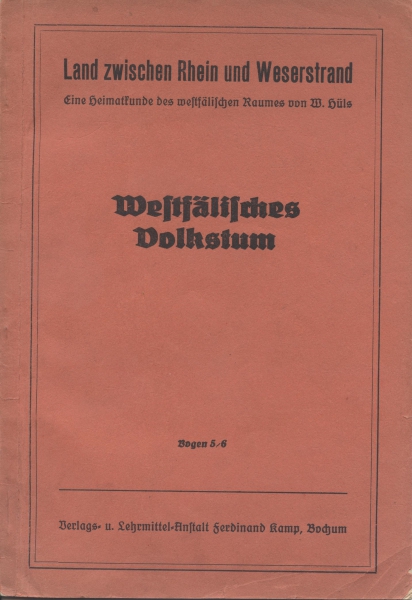 Westfälisches Volkstum, Bogen 5/6