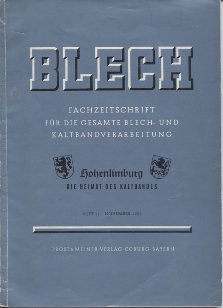 Blech Heft 11 - November 1955