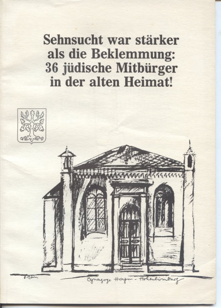 Sehnsucht war stärker als die Beklemmung: 36 jüdische Mitbürger in der alten Heimat!