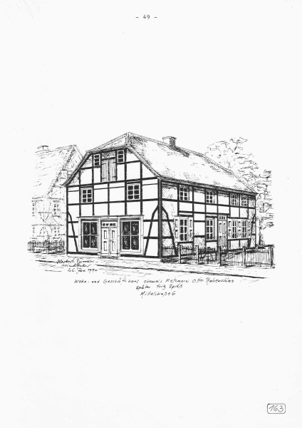 Wohn- und Geschäftshaus Metzgerei Otto Rabenschlag, später Fritz Spieß