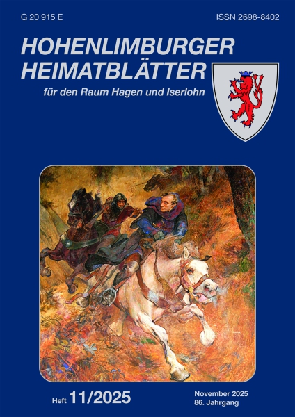 2025 11  Der Überfall auf den Erzbischof Engelbert I. von Köln am 7. November 1225, Wandgemälde von Claus Meyer im Rittersaal von Schloss Burg, 1900 Foto: Widbert Felka