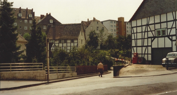 Blick in die Wiedenhofstraße um 1978