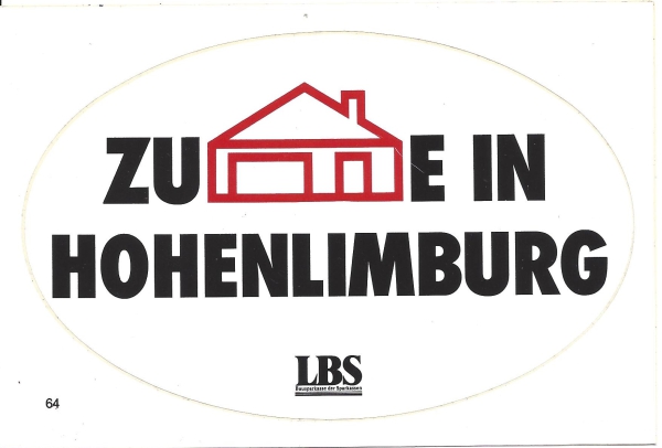 Aufkleber Zu Hause in Hohenlimburg