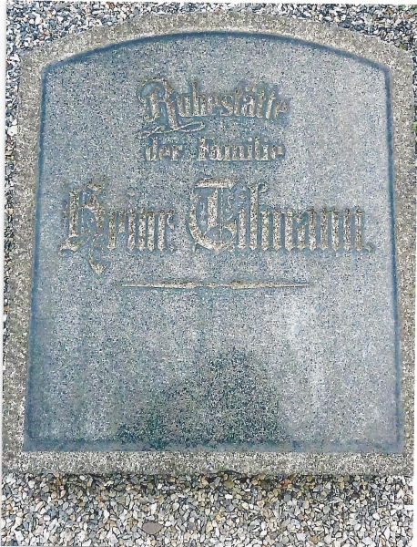 Grabstein der Familie Heinr. Tilmann