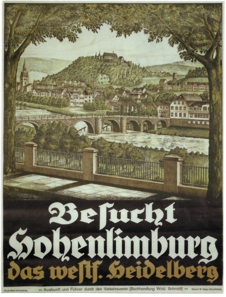 Altes Werbeplakat