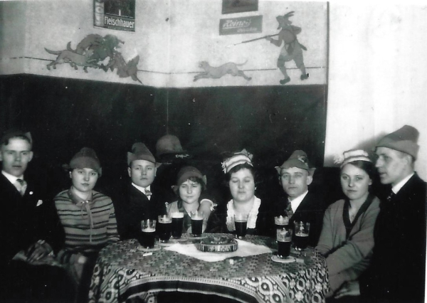 In der Burgschänke ca. 1930