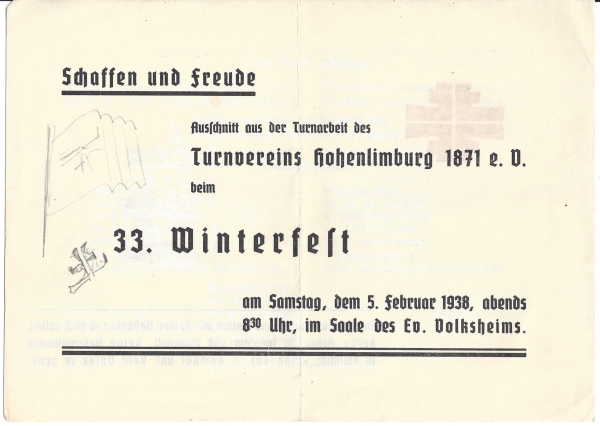33. Winterfest 5. Februar 1938