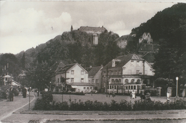 Blick auf Café und Gaststätte Möller