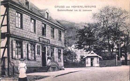 Gruß aus Hohenlimburg - Bahnhof-Hotel