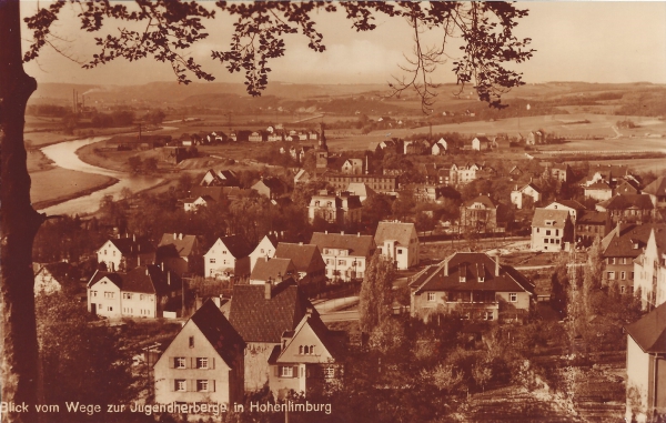 Blick vom Wege zur Jugendherberge in Hohenlimburg