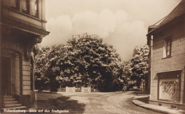Hohenlimburg Blick auf den Stadtgarten