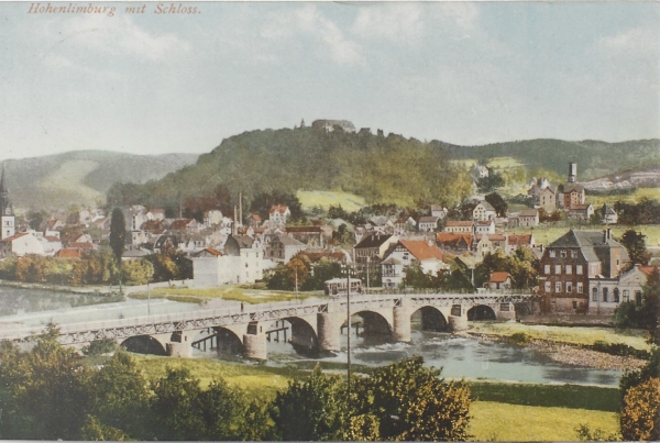 Hohenlimburg mit Schloss - Stennertbrücke