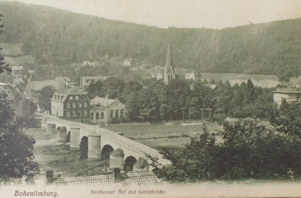 Hohenlimburg Bentheimer Hof und Lennebrücke