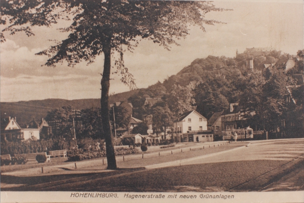 Hohenlimburg Hagener Straße mit neuen Grünanlagen
