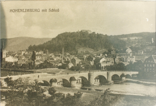 Hohenlimburg mit Schloss - Stennertbrücke