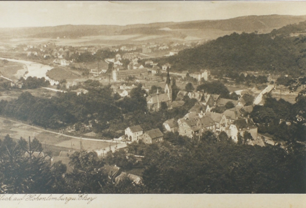 Blick auf Hohenlimburg u. Elsey
