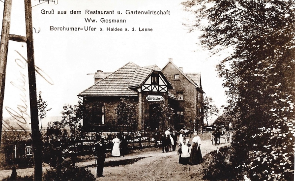 Gruss aus dem Restaurant und Gartenwirtschaft Ww. Gosmann