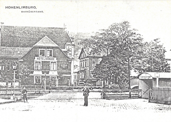 Hohenlimburg Bahnübergang - Hotel Könike