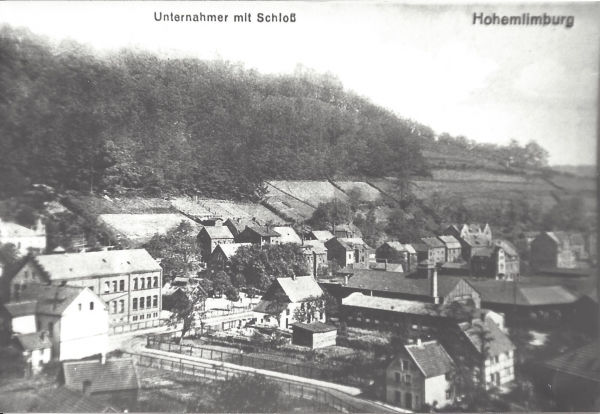 Unternahmer mit Schloss