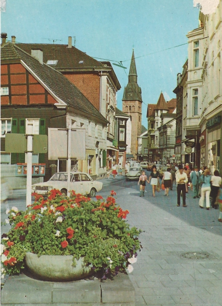 Blick zur ev.-reform. Kirche Freiheitstraße