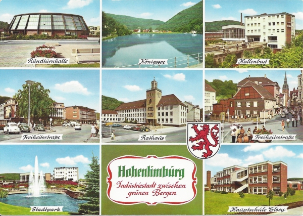 Hohenlimburg Industriestadt zwischen grünen Bergen