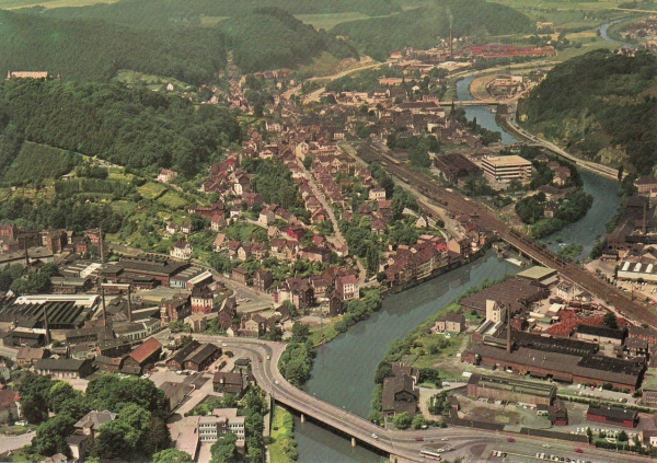 Blick vom Schloss Richtung Oege