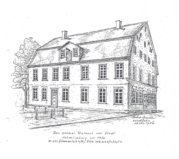 Ehemaliges Rathaus Hohenlimburg, um 1950