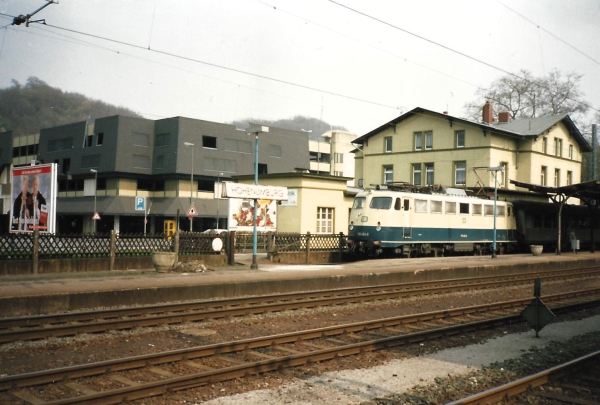 Bahnhof und Parkhaus 1983