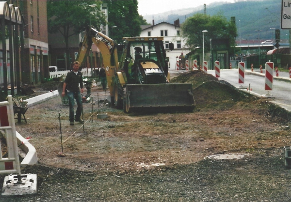 Abbruch Bahnhof Neubau Busbahnhof