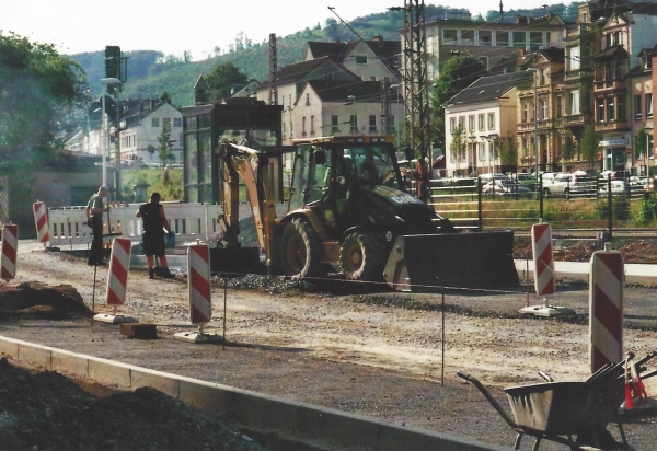 Abbruch Bahnhof Neubau Busbahnhof