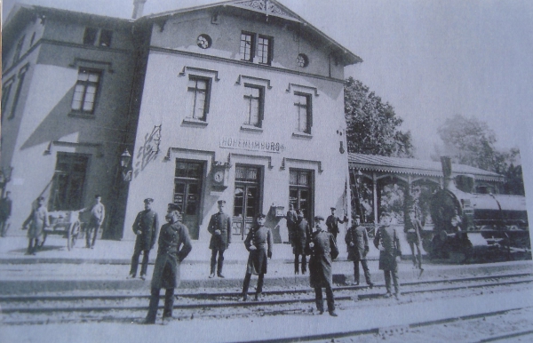 Bahnhof um 1904