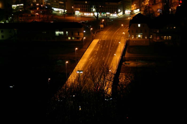 Stennertbrücke bei Nacht