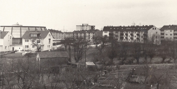 Blick auf die Rundturnhalle