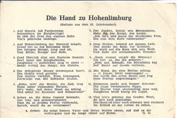 Die Hand zu Hohenlimburg