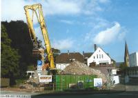 Abriss ehemalige Stadtbücherei, vormals Höhere Töchterschule