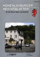 2017 07 Titelbild Juli 2017 Nicht nur zu Kaisers Zeiten war der "Bentheimer Hof" im alten (Hohen-)Limburg Begriff für gediegene Gastlichkeit und Hotelkultur. Unser Foto vom Juni 2007 zeigt das Traditionshaus und dokumentiert seinen historischen Namen. Im