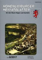 2017 08 Titelbild August 2017 Luftaufnahme der Hohenlimburger Innenstadt um 1971. Unten links die Weinhof-Kampfbahn, im Hintergrund der Stadtteil Oege. Foto: Archiv Heimatverein