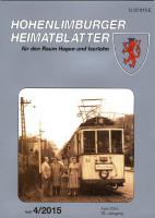 2015 04 Straßenbahnzug von Hemer kommend an der Haltestellen-Zentrale. Foto: privat