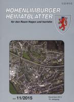 2015 11 Hohenlimburg-Elsey, Stadt Hagen. Luftaufnahme: Zentrum, A46, nördlicher Teilbereich. Auszug aus dem Geoinformationssystem der Stadt Hagen, 23.07.2015. Maßstab: 1:7500. Herausgeber: Amt für Goeinformation und Liegenschaftskataster