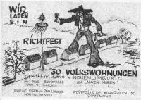 Einladung Richtfest 1950