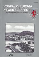 1998 02 Hohenlimburg um 1950 mit der nach dem Krieg reparierten Lennebrücke. Im Vordergrund links der Obergraben der ehemaligen Fabrik Nettmann. Foto: Slg. W. Bleicher