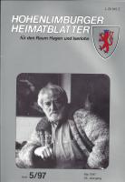 1997 05 Erwin Hegemann, der bekannteste Hagener Maler neben Christian Rohlfs und Emil Schumacher. Foto: WP-Archiv ca. 1993 in seinem Hause "Im Alten Holz"