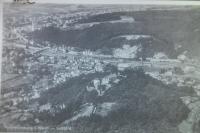 Luftbild auf Schloss und Hohenlimburg