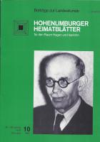 1987 10 Bürgermeister Heinrich Lindenberg, der erste Nachkriegs-Vorsitzende des Vereins für Orts- und Heimatkunde Hohenlimburg. Foto: Archiv Westfälische Rundschau