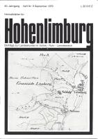 1979 09 Als Hohenlimburg noch in den Kinderschuhen steckte - Ausschnitt Katasterübersichtskarte Gemeinde Limburg 1830